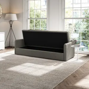 Portofino Storage Spectre Grey Sofa Bed