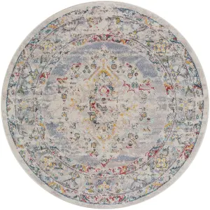 JADE Round Oriental Vintage Area Rug 160 x 160 cm