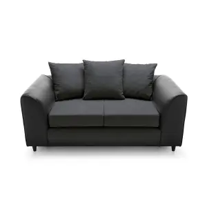 Dylan Collection 2 Seater Sofa in Black