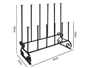 Wellington Boot and Walking Boot Stand - 6 Pair