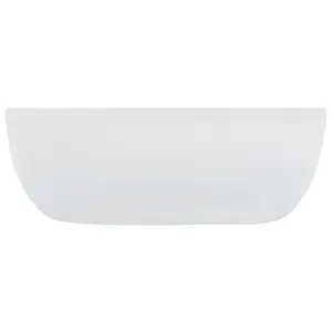 Belfry Bathroom Dobbins 425mm L x 425mm W Ceramic Square Sink White