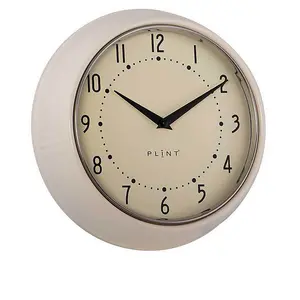 Clocks - Metal/Glass - L23 x W7 x H23 cm - Cream