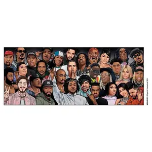 Pyramid International Hip Hop Icons 325ml Mug Multicoloured (One Size)