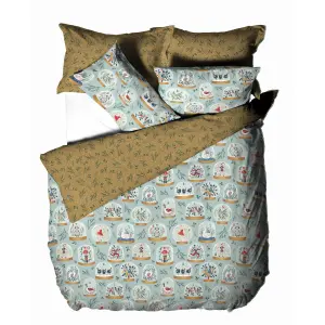 furn. Twelve Days of Christmas Festive Reversible Duvet Cover Set