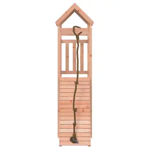 Berkfield Playhouse with Climbing Wall Solid Wood Douglas