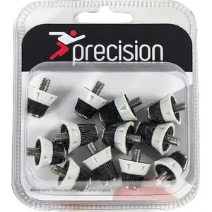 12 PACK - Metal Tip LEAGUE Football Studs - 8x 15mm & 4x 18mm Screw Soft Ground