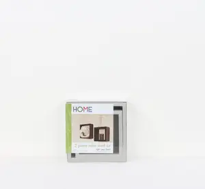 Hudson set of 2 wall cubes - light grey