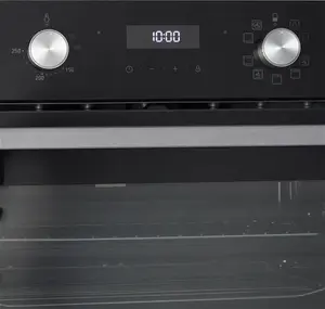 Cooke & Lewis Cleldo105 Built-In Double Oven - Mirrored Black