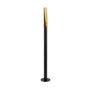 EGLO Barbotto Black Steel/Gold Floor Lamp