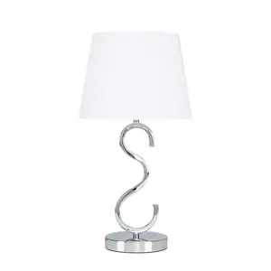 Champagne 48.5cm Table Lamp White / No