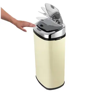 Chroma 42 Litre Motion Sensor Rubbish bin Cream