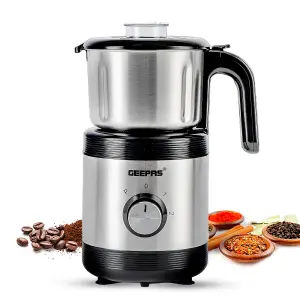 Geepas 450W Coffee Grinder Food Processor Electric Wet & Dry Grinder Coffee Mill