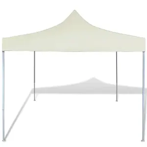 Berkfield Cream Foldable Tent 3 x 3 m