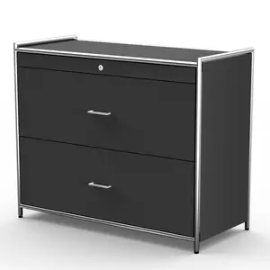 2 Drawer Filing Cabinet Anthracite