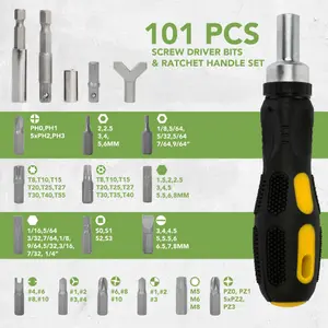 BLOSTM Screw Driver Ratchet Set 101 Piece