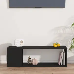 Berkfield TV Cabinet Black 100x24x32 cm Engineered Wood