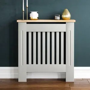 Vida Designs Arlington Small Grey MDF Radiator Cover