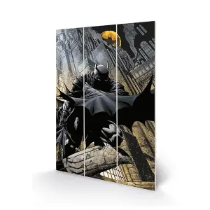 Batman Wood Print Multicoloured (One Size)