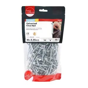 TIMCO Clout Nails Galvanised - 50 x 3.35