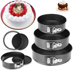 Prima 3pc Springform Baking Pan Set Sizes 24cm 26cm 28cm