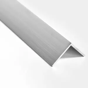 nielsen Aluminium L-Shaped Angle Profile, Natural Mill Finish, 2000x50x50mm, Thickness: 2mm, Length: 2m