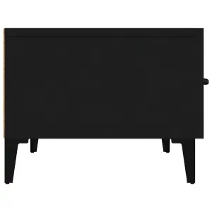 Berkfield TV Cabinet Black 150x34,5x30 cm Engineered Wood