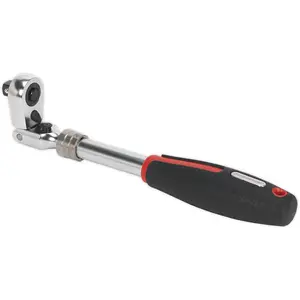 Versatile Extendable Ratchet Wrench with Locking Flexi-Head - 3/8" Drive and 72-Tooth Action