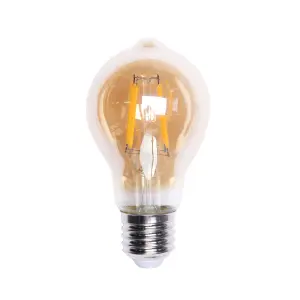 Litecraft E27 4W Pack of 3 Warm White Vintage Filament GLS LED Light Bulbs