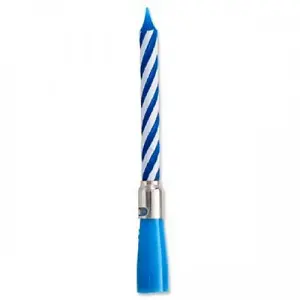 Playwrite Happy Birthday Musical Candle Blue (One Size)