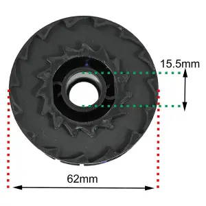 SPARES2GO 10m Line Spool compatible with Flymo Contour Power Plus Cordless XT 18v 24v Trimmer Strimmer