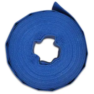 Flat Flexible Hose 25 m 2" PVC Water Delivery