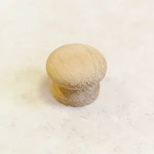 40mm Diameter Sanded Birch Cabinet Knob