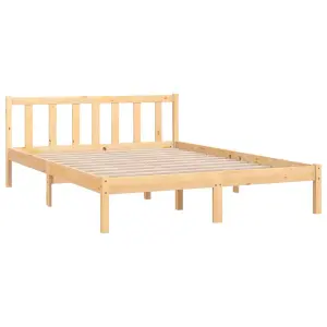 Berkfield Bed Frame Solid Pinewood 160x200 cm