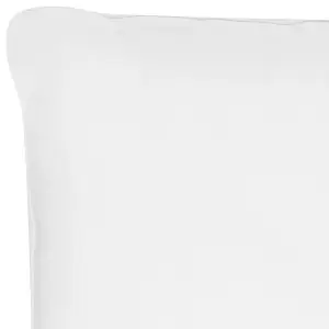 Set of 2 Pillows TRIGLAV Low 40 x 80 cm White