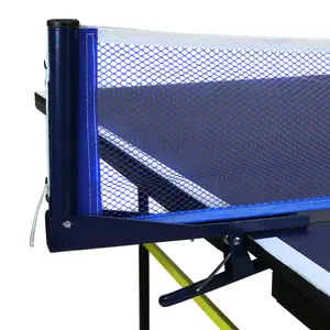 6ft9in 3/4 Junior Folding Table Tennis Table - Bats, Balls & Net