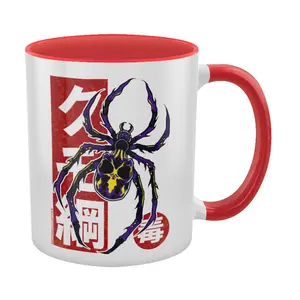 Unorthodox Collective Spider Tattoo Inner Two Tone Mug White/Red (One Size)