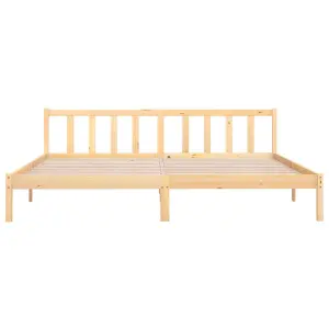 Berkfield Bed Frame Solid Pinewood 200x200 cm