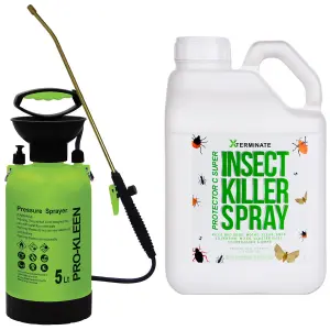 5L pump sprayer with 5L Xterminate Insect Killer