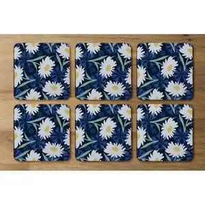 Square 6 Piece Coaster Set (Set of 6)