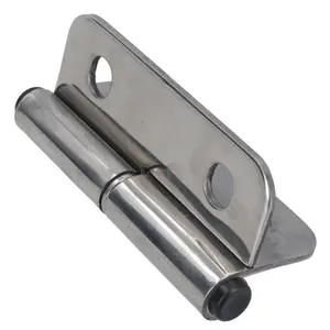 Stainless Steel Lift Off Leaf Hinge Left 76x100mm Heavy Duty Door Hatch