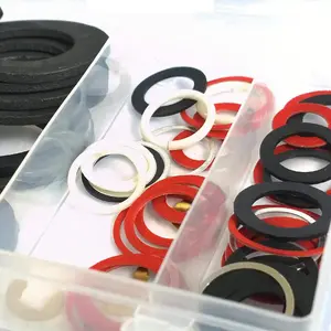 125 x Leaking Tap Reseater Washers, Rubber Nylon Fibre Gasket O Rings & C Clips