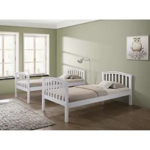 Elstree Single (3') Standard Bunk Bed White