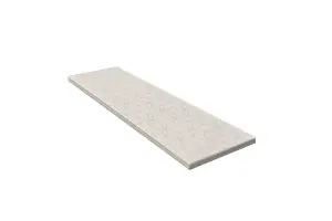 Johnson Tiles Tangier Ivory Gloss Patterned Textured Ceramic Indoor Wall Tile, Pack of 54, (L)245mm (W)75mm