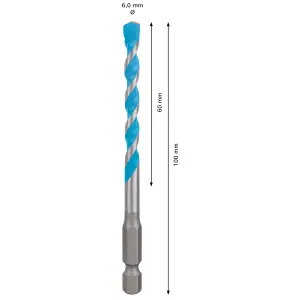 Bosch Professional Hex Multi-purpose Drill bit (Dia)6mm (L)100mm