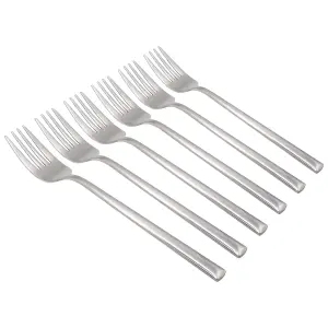 Tondo Stainless Steel Dinner Forks - 21.5cm - Pack of 6