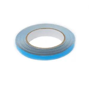 SteelFlex 13mm Wide Steel Tape - Gloss White & Foam Adhesive (5 Metre Length)