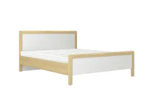 Elegant London Bed Frame H960mm W1670mm D2080mm in Oak Lindberg & White for EU King Size