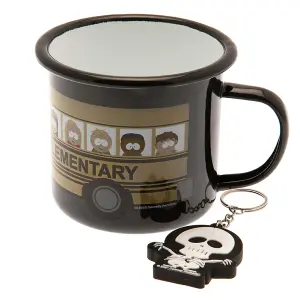 South Park Characters Enamel Mug Set Black/Yellow (One Size)