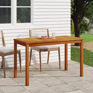 Berkfield Garden Table 110x55x67 cm Solid Wood Acacia