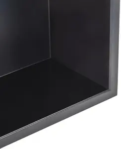 Thermopanel 304 Stainless Steel Recess Shower Niche - Matte Black (305 x 305 x 103mm)